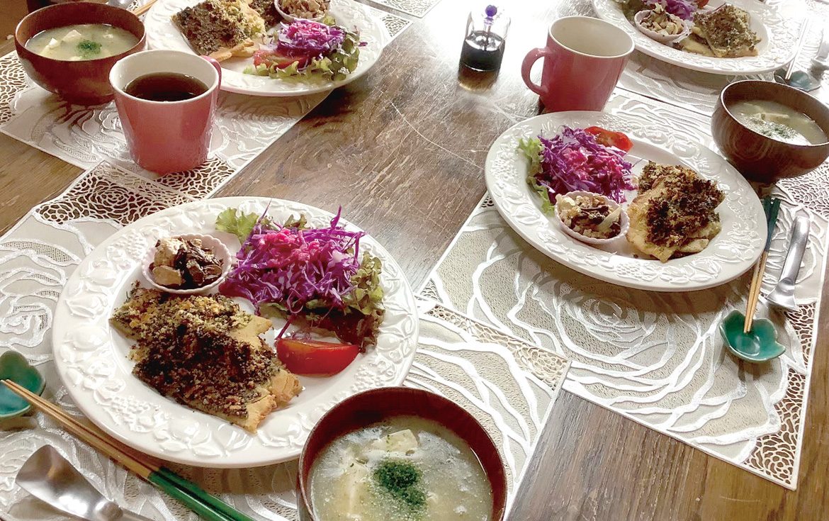 料理教室で作った定食